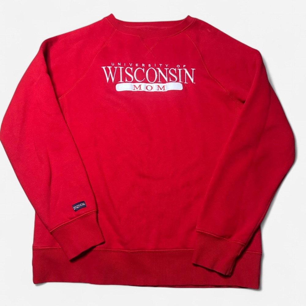 University of Wisconsin Mom Jansport Crewneck